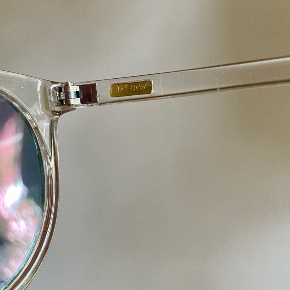 J. Crew Clear Round Cat Eye Sunglasses - Picture 7 of 9